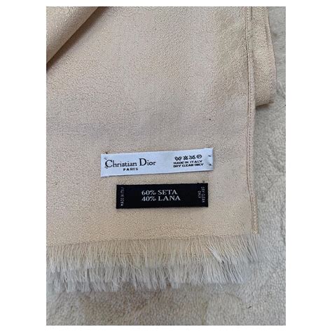 beige dior scarf|christian Dior silk scarf.